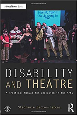 Book titled Disability and Theater