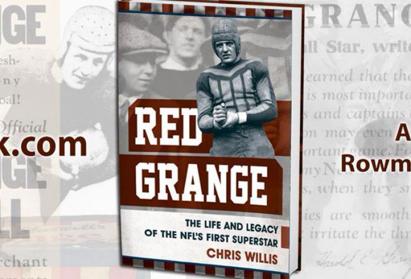 Photo of Red Grange book by Chris Willis