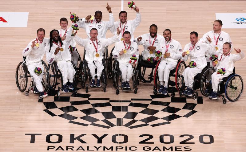 Led by Steve Serio, Team USA won its second consecutive gold medal in the Paralympics in wheelchair basketball