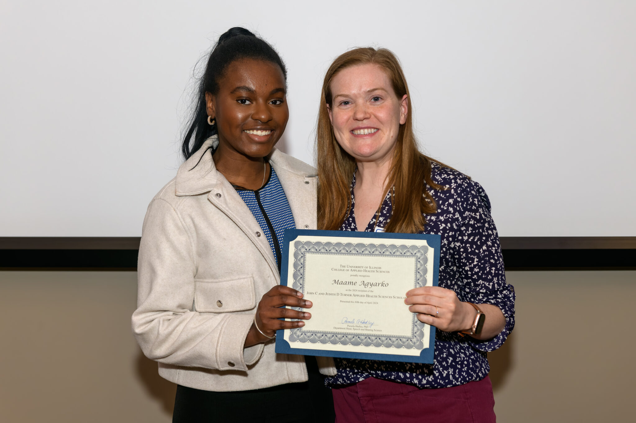 2024 SHS Awards | College of Applied Health Sciences | Illinois